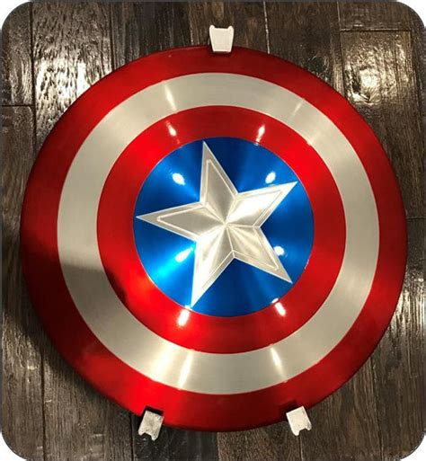 Captain America Shield Wall Mount and Plaque | Etsy | Captain america, Captain america shield ...