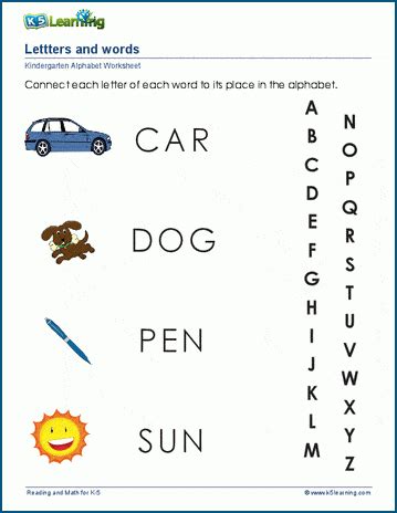 alphabet worksheets for kids alphabet free activities for kindergarten - free kindergarten ...