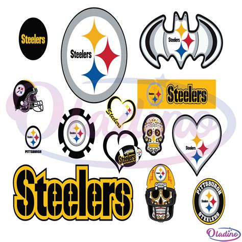 Pittsburgh Steelers Bundle Svg Digital File, Pittsburgh Steelers Logo Svg