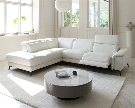 Buy Marina Leather Recliner Corner Sofa Online in London, UK | Denelli ...