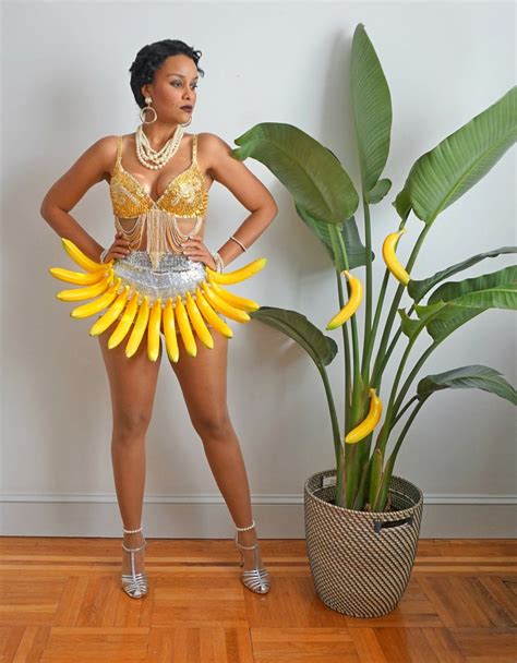 DIY HALLOWEEN COSTUME- JOSEPHINE BAKER & THE BANANA SKIRT — KRYSTLE DESANTOS | Banana skirt ...