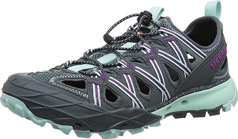 Merrell Women's Choprock Shandal Hiking Sandals, Blue Smoke, 5.5 B(M ...