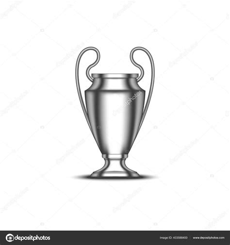 Uefa Champions League Cup Football Trophy Realistic Vector Model ...