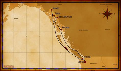 Personal Navigators: 7-Night Alaskan Cruise - Itinerary B - August 6 ...