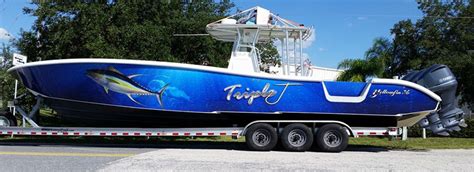 Boat Wraps for Port St. Lucie and PSL Florida