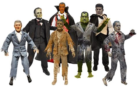 Presidential Monsters, Action Figures Portray U.S. Presidents as Universal Monsters