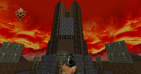 Gaming Detail: In Original Doom, You Can See The Tower Of Babel Being Built