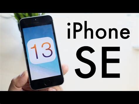 iOS 13 OFFICIAL On iPhone SE! (Review) - YouTube