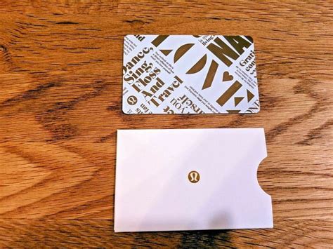 Lululemon Gift Card Printable