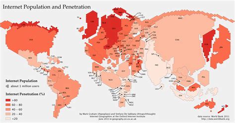 Population Map Of The World