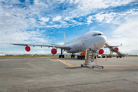 Aircraft on the tarmac stock image. Image of travel, blue - 48015285