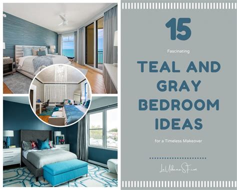 15 Fascinating Teal And Gray Bedroom Ideas For A Timeless Makeover La ...