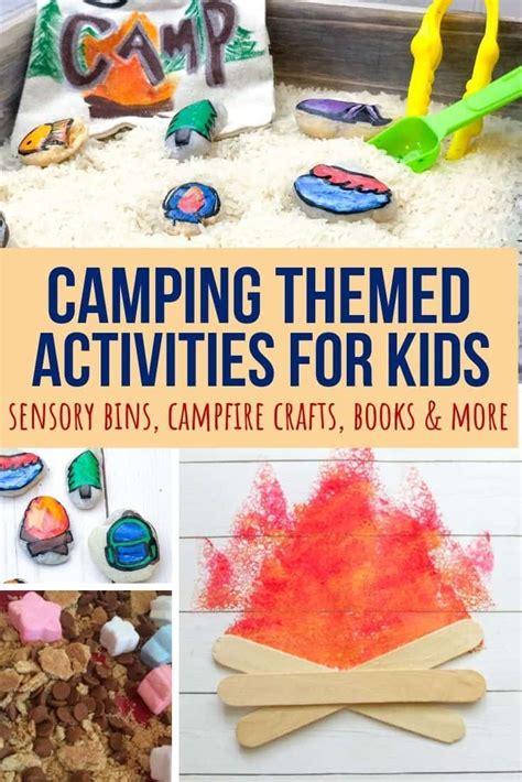 Indoor Camping Activities for Kids: Science, Sensory and Art - Views From a Step Stool Camping ...