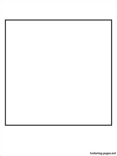 Square Coloring Pages - Kidsuki