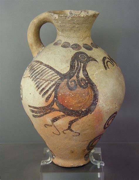 Jug bird Late Cyclades 1600 BC Greek Pottery, Ancient Pottery, Pottery ...