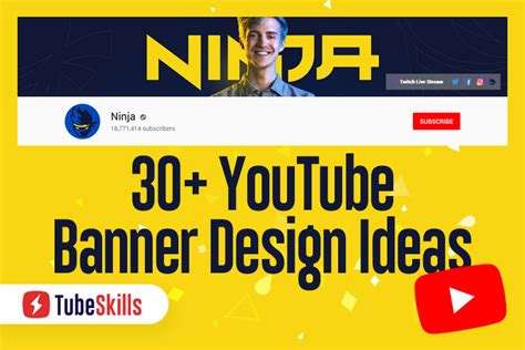 30+ YouTube Banner Ideas & Tips Should Know - TubeSkills