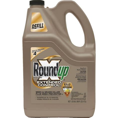 Roundup Extended Control 1-1/4 Gal. Ready To Use Weed & Grass Killer Plus Weed Preventer II ...