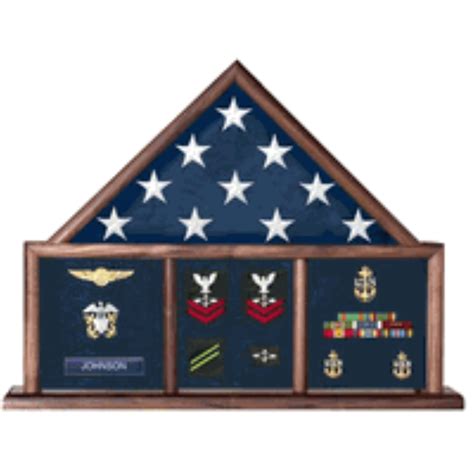 Military Flag and Medal Display Case, Shadow Box - Walmart.com