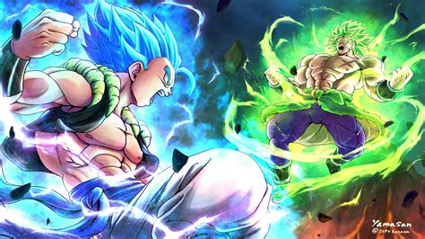 Gogeta vs Broly – PS4Wallpapers.com