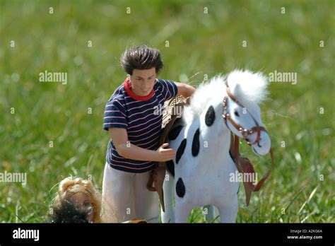 barbie ken on horse Stock Photo - Alamy