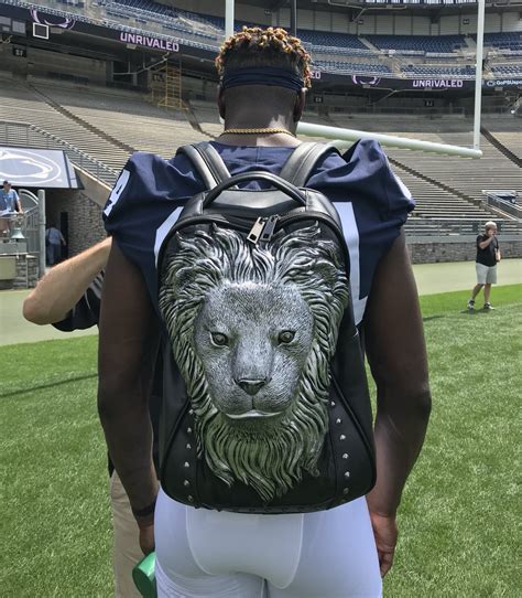 LOOK: Penn State WR Juwan Johnson has the coolest backpack on campus