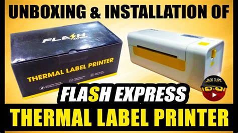 WAYBILL PRINTER - Best Thermal Label Printer BY-486 #FlashExpress | Unboxing & Installation ...