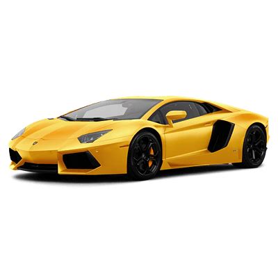 Yellow Lamborghini transparent PNG - StickPNG