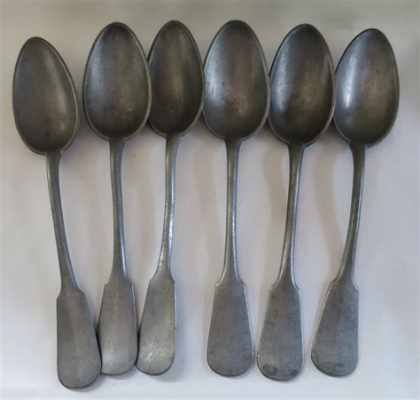 Antique pewter spoons - VINTAGE TREASURE