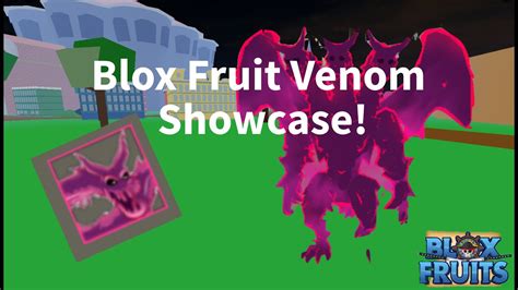 Full Venom Showcase! *Roblox Blox Fruits* - YouTube