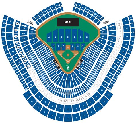 Dodger Stadium Seating Chart