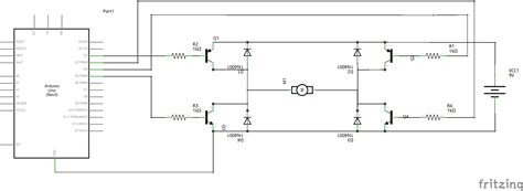 Using the H-Bridge Motor Controller – A Practical Example - Maker and ...