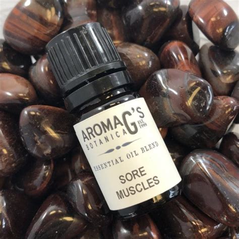 Sore Muscles essential oil blend | aromaG's Botanica