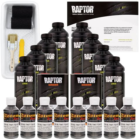 Raptor Charcoal Metallic Urethane Spray-On Truck Bed Liner Roller Kit ...