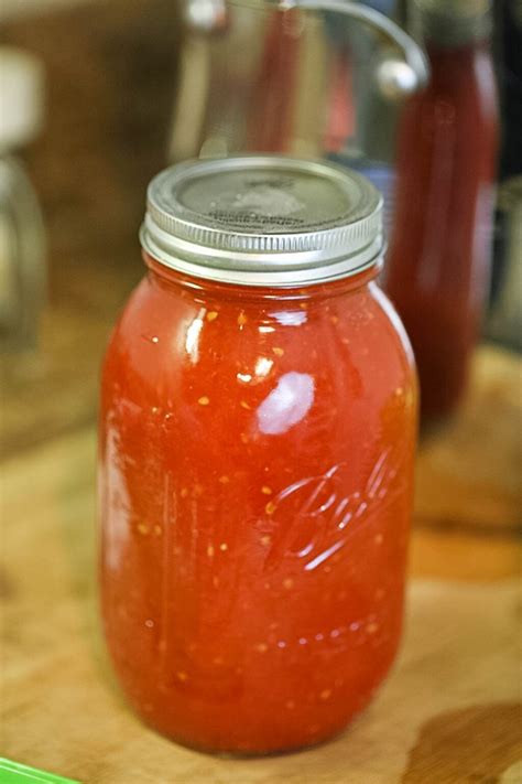 Canning Tomato Sauce Step by Step - Lady Lee's Home