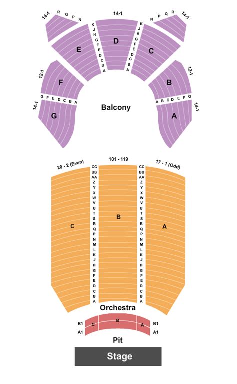 Memorial Hall Pueblo Seating Chart & Maps - Pueblo