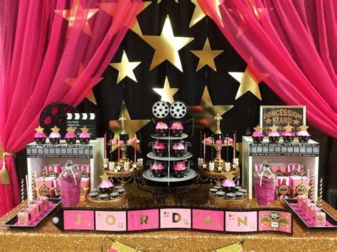 Hollywood Theme Birthday Party Ideas | Photo 1 of 8 | Hollywood party theme, Hollywood birthday ...