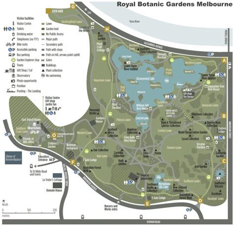 Melbourne Royal Botanic Gardens Map - Florida Botanical Gardens Map ...