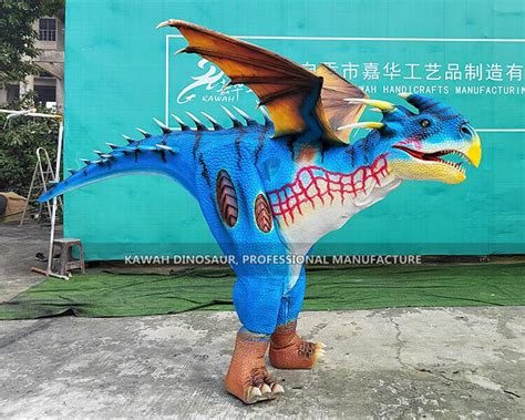 Deadly Nadder Walking Dragon Costume Realistic Dinosaur Costumes Customized DC-927 Manufacturer ...