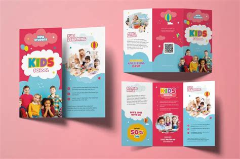 Kindergarten, Preschool and Kids Flyer and Brochure Design Templates ...