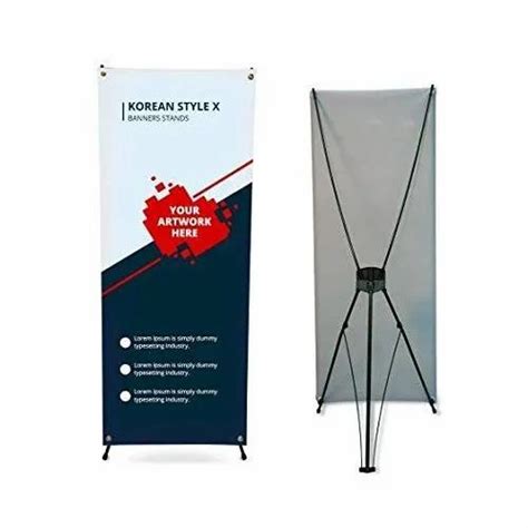 Metal Powder Coated Flex Banner Stand, For Advertising, Size: Costomized at Rs 1100 in Vadodara