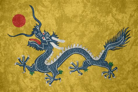 Qing ~ Grunge Flag (1889 - 1912) by Undevicesimus on DeviantArt