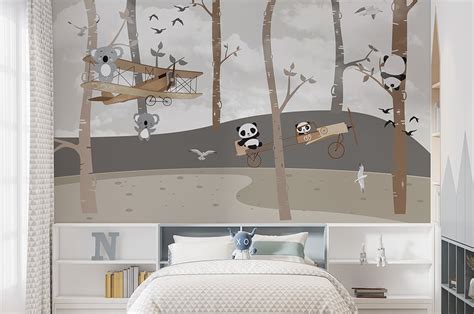 Kids Bedroom Peel and Stick Wallpaper For Wall Covering