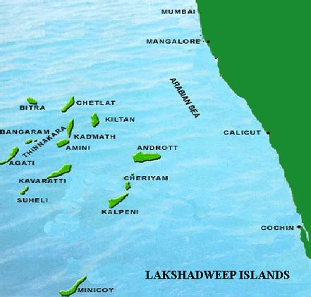 Laccadive Islands Map