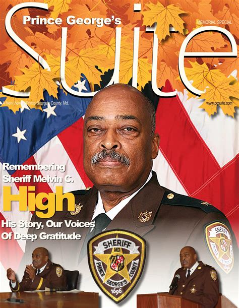 Prince George's Suite Magazine Commemorative Edition Sheriff Melvin ...