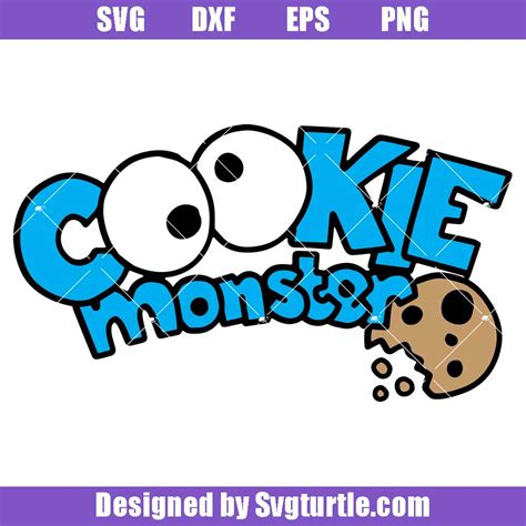 Baby Cookie Monster Svg