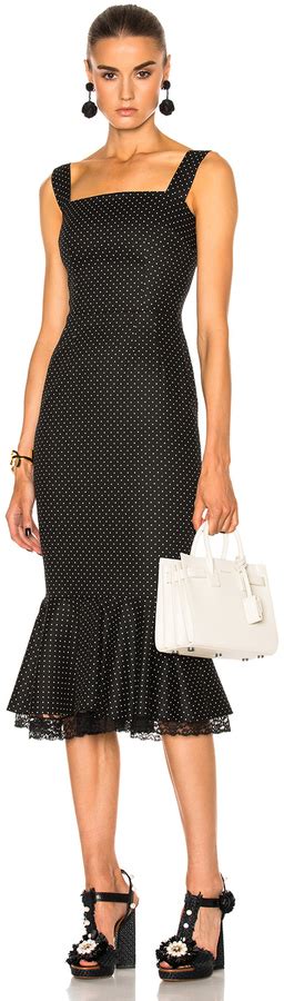 Dolce & Gabbana Sleeveless Midi Dress | Midi dress sleeveless, White ...