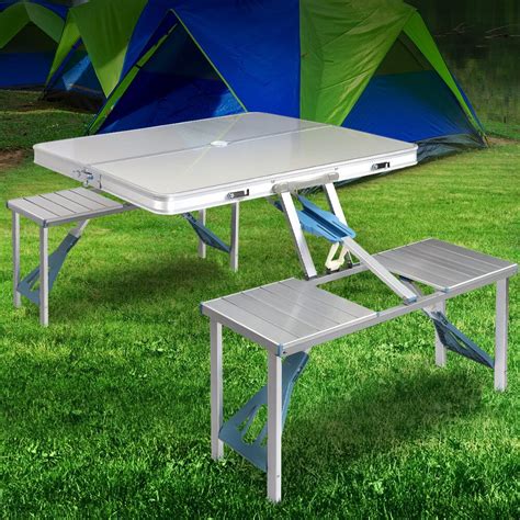 Portable Folding Camping Table and Chair Set 85cm