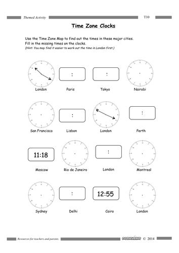 Time Zones | Teaching Resources