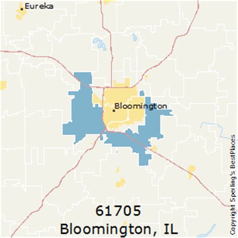 Bloomington Il Zip Code Map – Map Vector