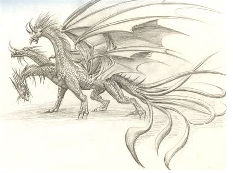 Hydra Dragon Drawing at GetDrawings | Free download